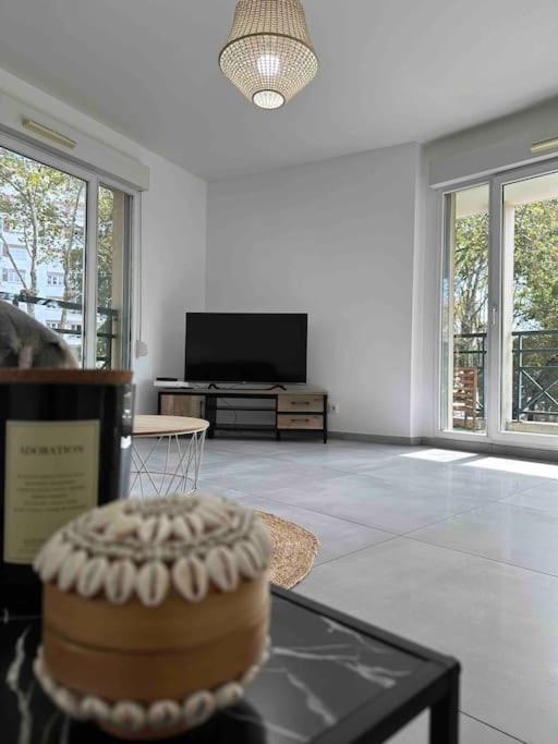 Charmant T3 Moderne Climatise Villeurbanne Dış mekan fotoğraf